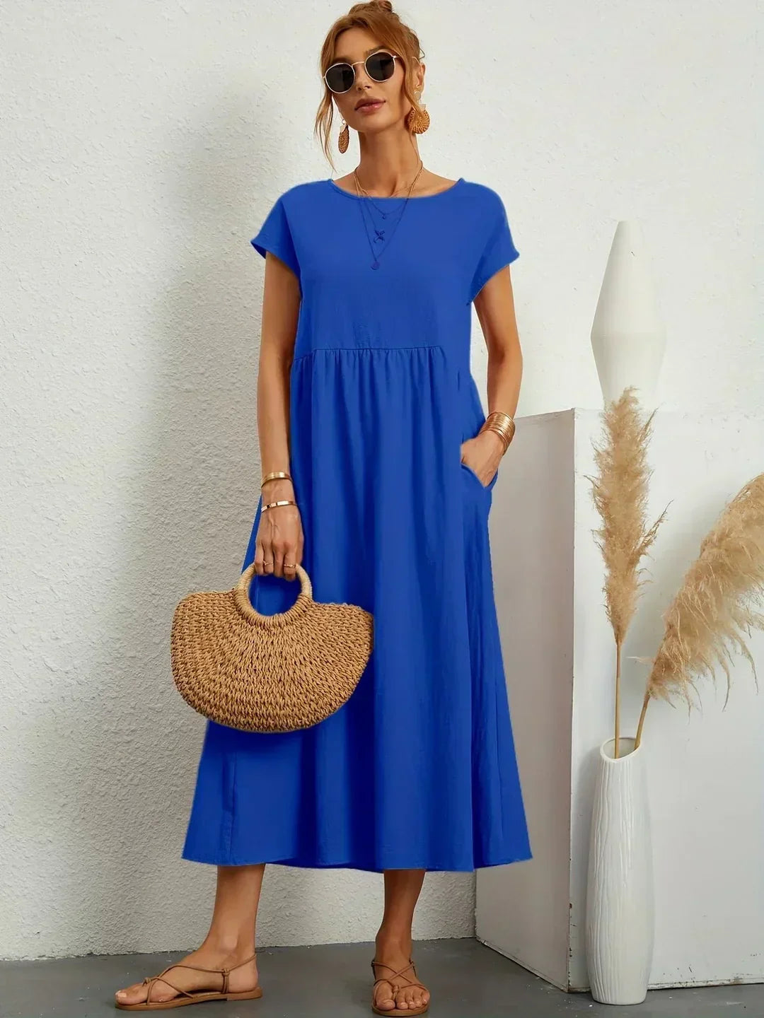 Gabrielle™ | Splývavé midi šaty s nadčasovou elegancí