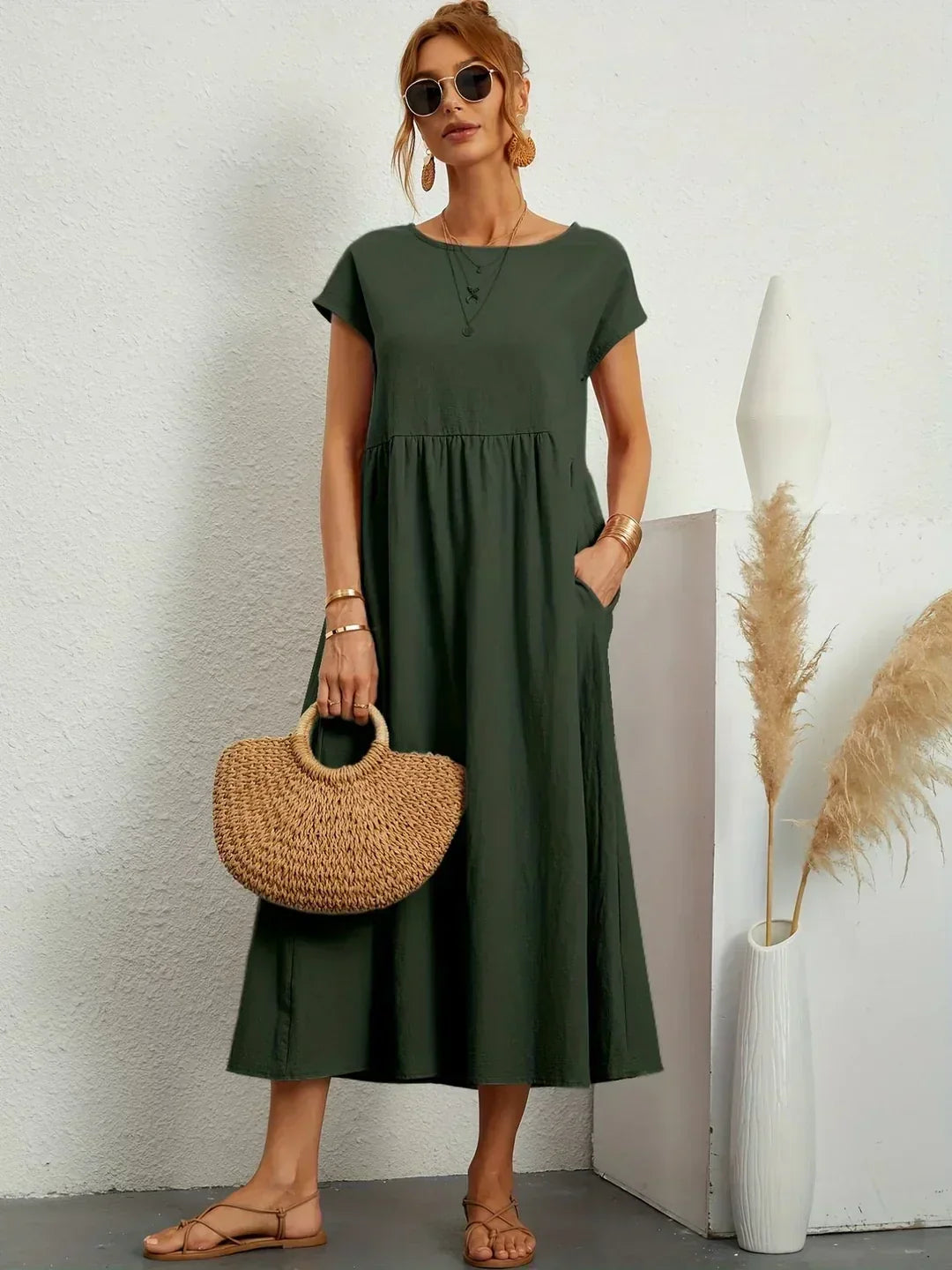 Gabrielle™ | Splývavé midi šaty s nadčasovou elegancí