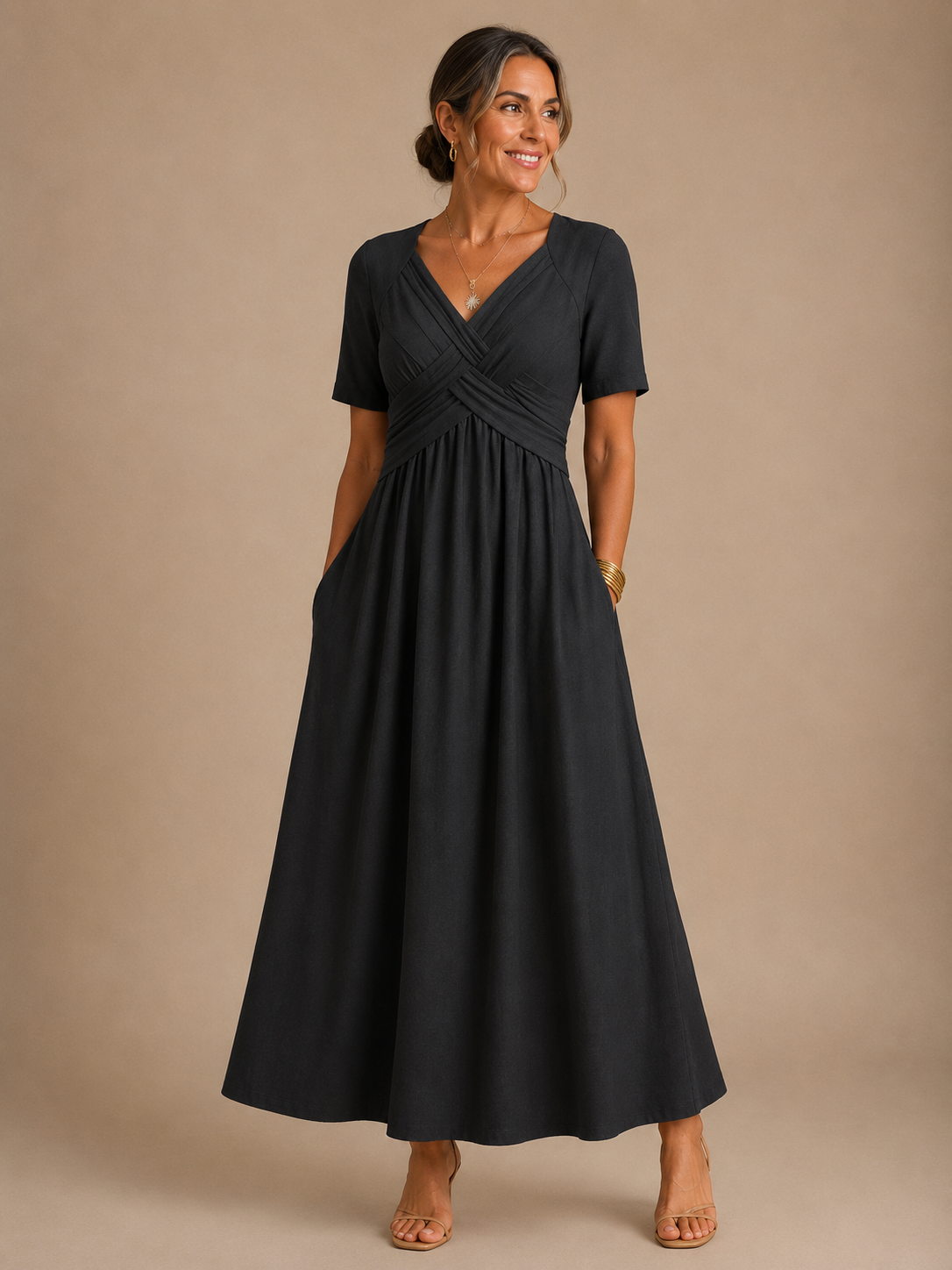 Angeli™ | Elegantní Midi Šaty