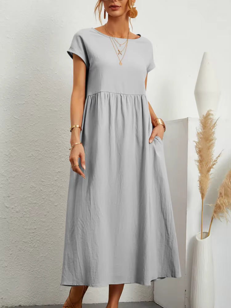 Gabrielle™ | Splývavé midi šaty s nadčasovou elegancí
