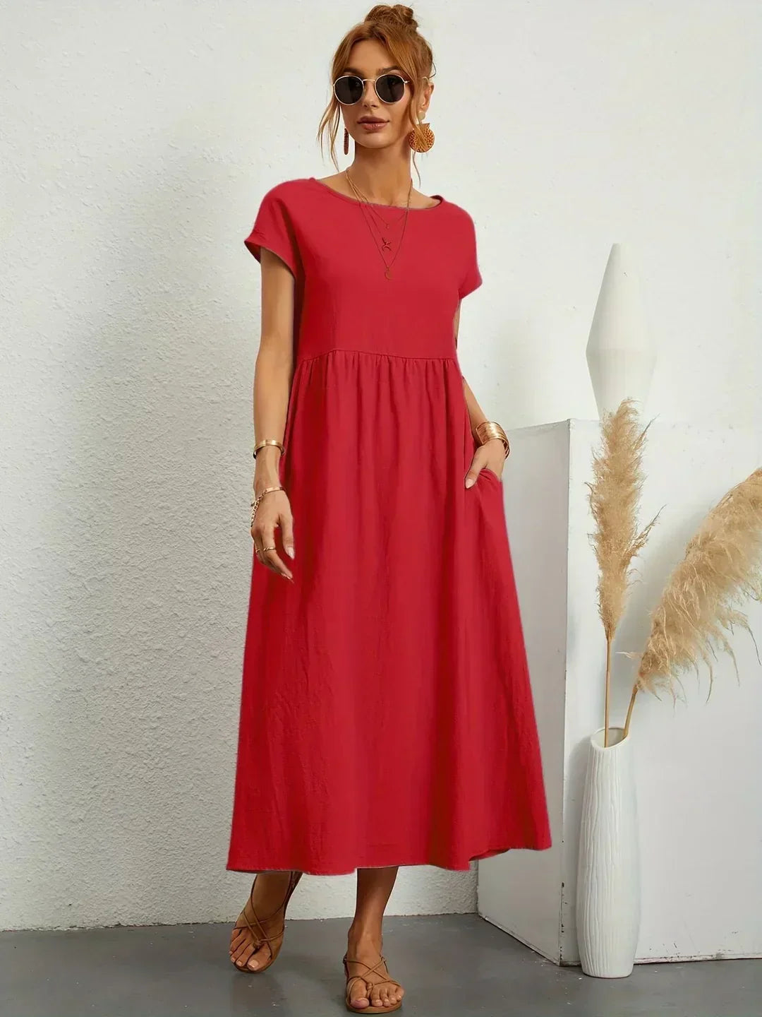Gabrielle™ | Splývavé midi šaty s nadčasovou elegancí