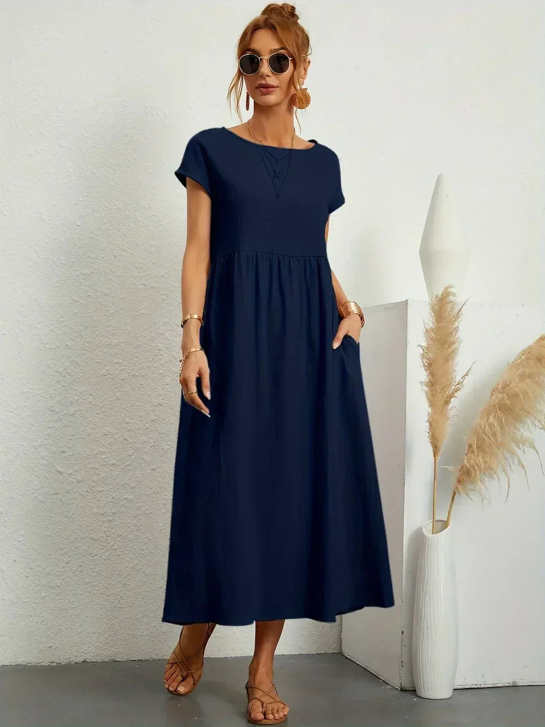 Gabrielle™ | Splývavé midi šaty s nadčasovou elegancí