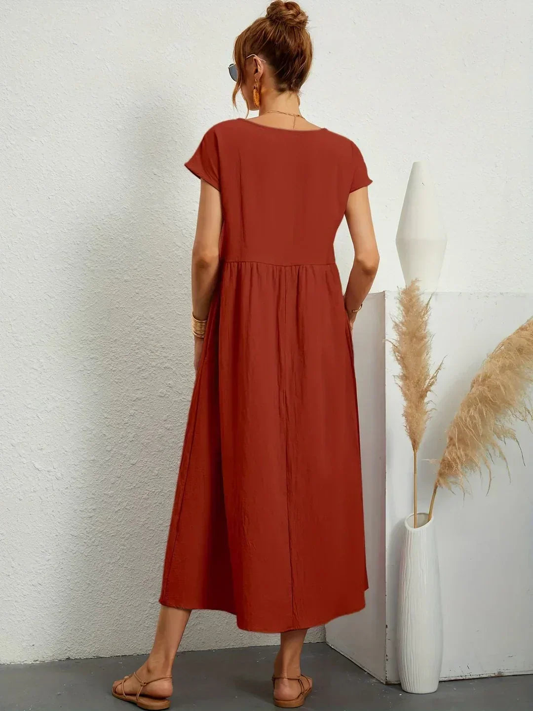 Gabrielle™ | Splývavé midi šaty s nadčasovou elegancí