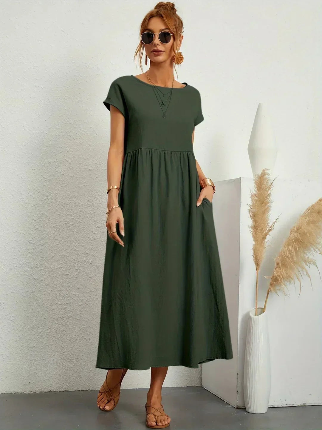 Gabrielle™ | Splývavé midi šaty s nadčasovou elegancí