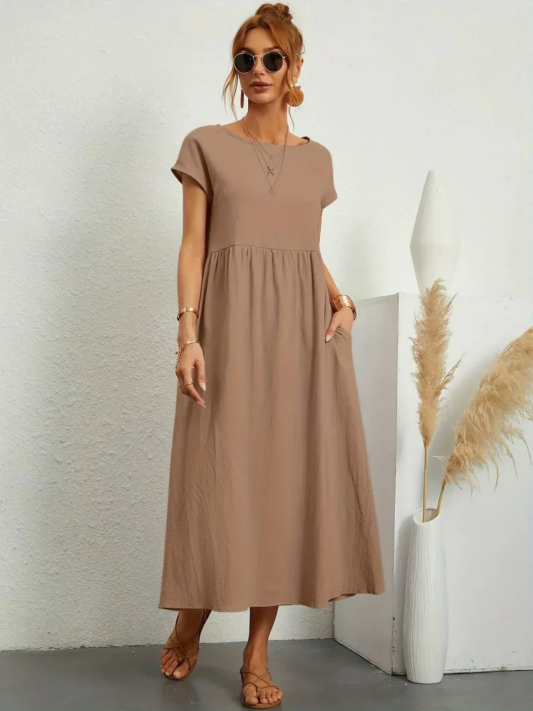 Gabrielle™ | Splývavé midi šaty s nadčasovou elegancí