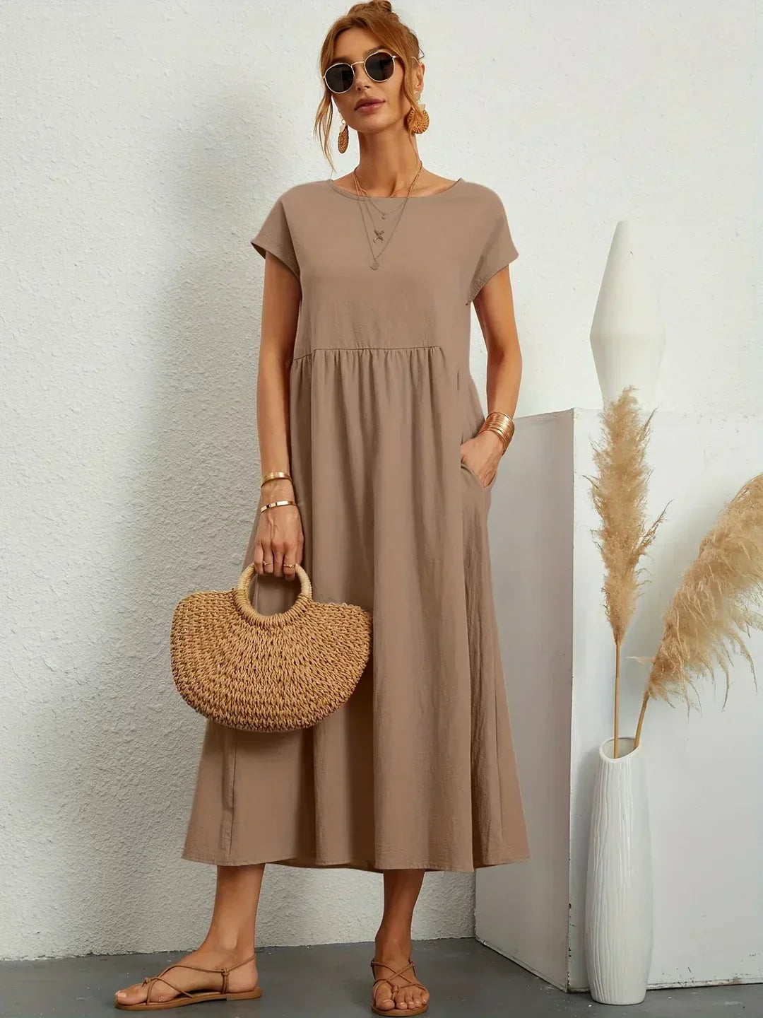 Gabrielle™ | Splývavé midi šaty s nadčasovou elegancí