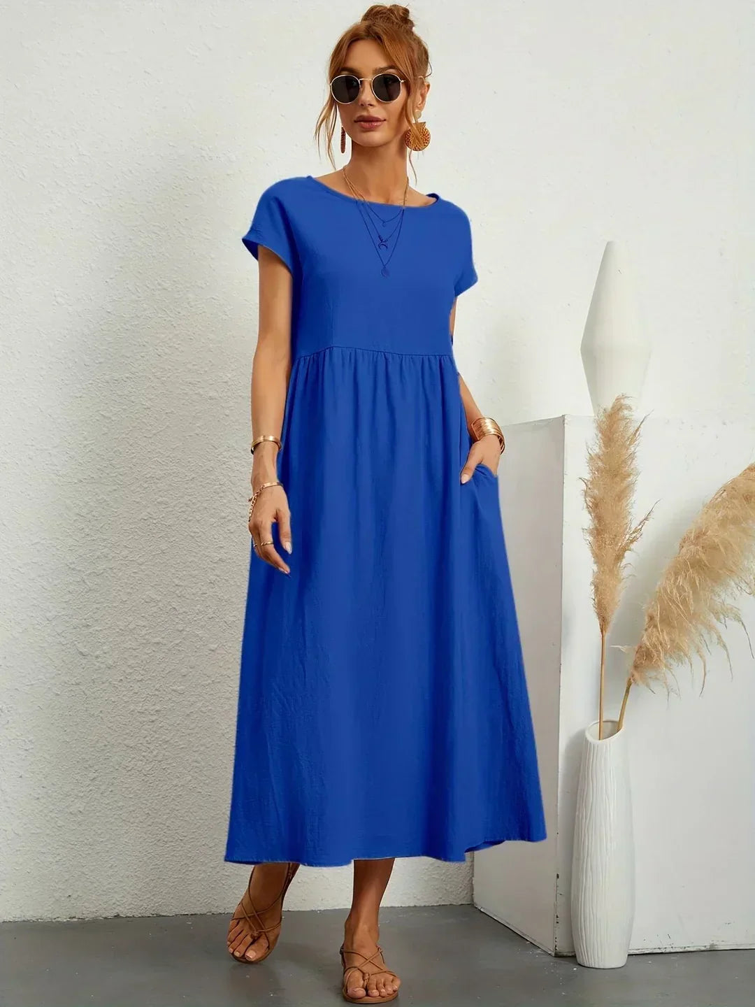 Gabrielle™ | Splývavé midi šaty s nadčasovou elegancí