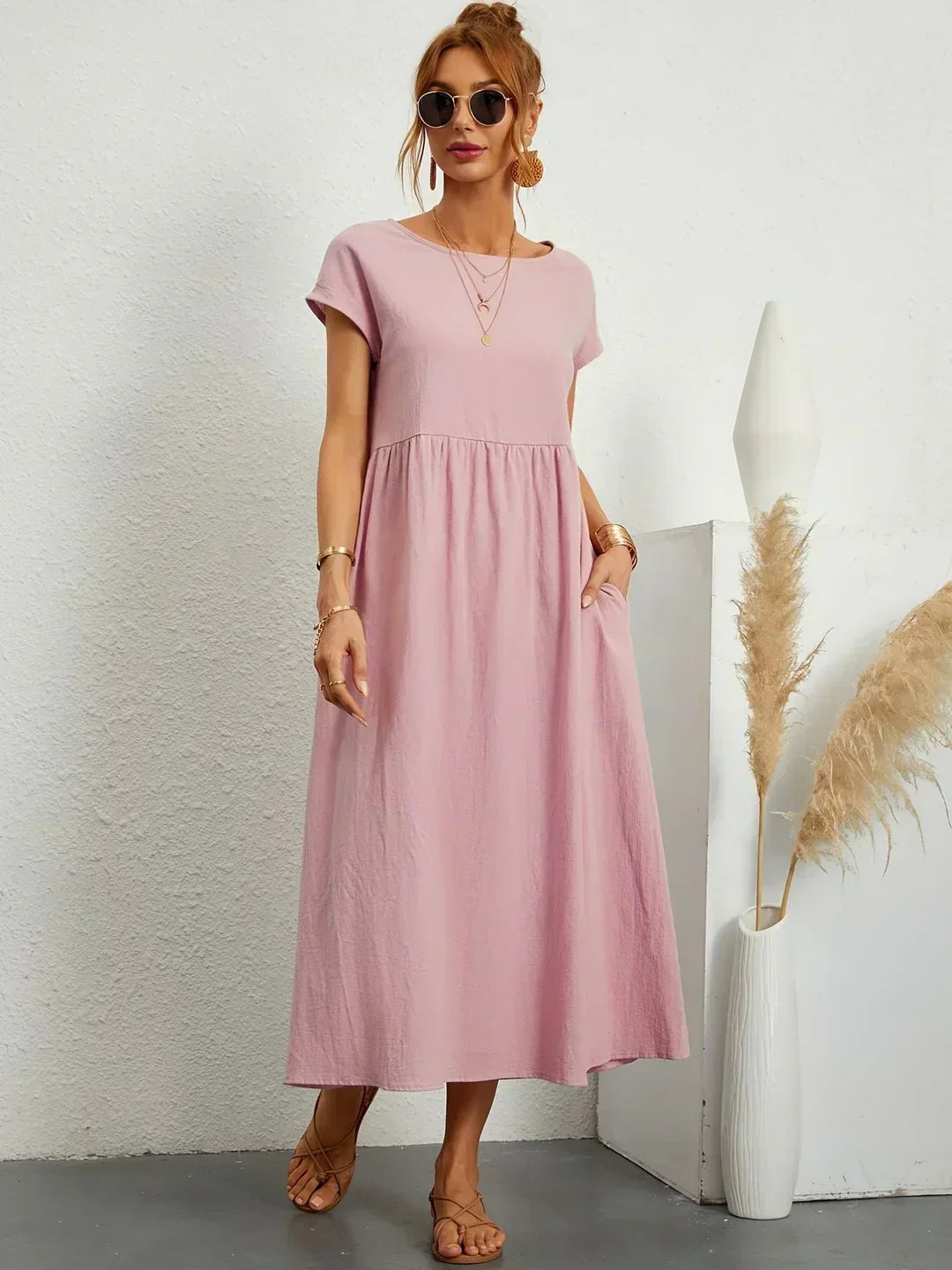 Gabrielle™ | Splývavé midi šaty s nadčasovou elegancí