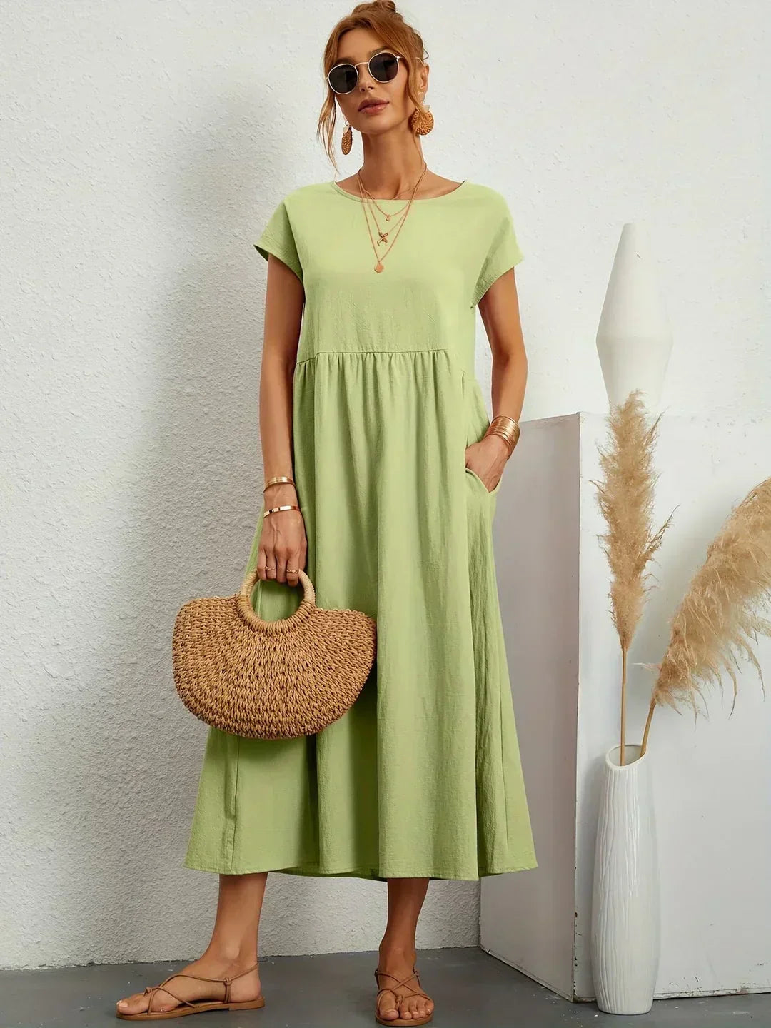 Gabrielle™ | Splývavé midi šaty s nadčasovou elegancí