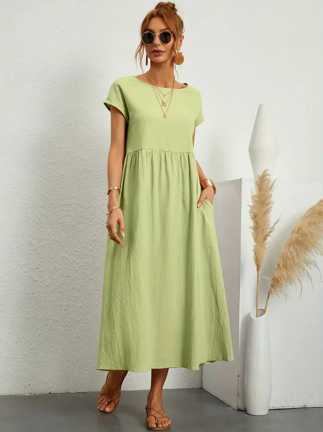 Gabrielle™ | Splývavé midi šaty s nadčasovou elegancí
