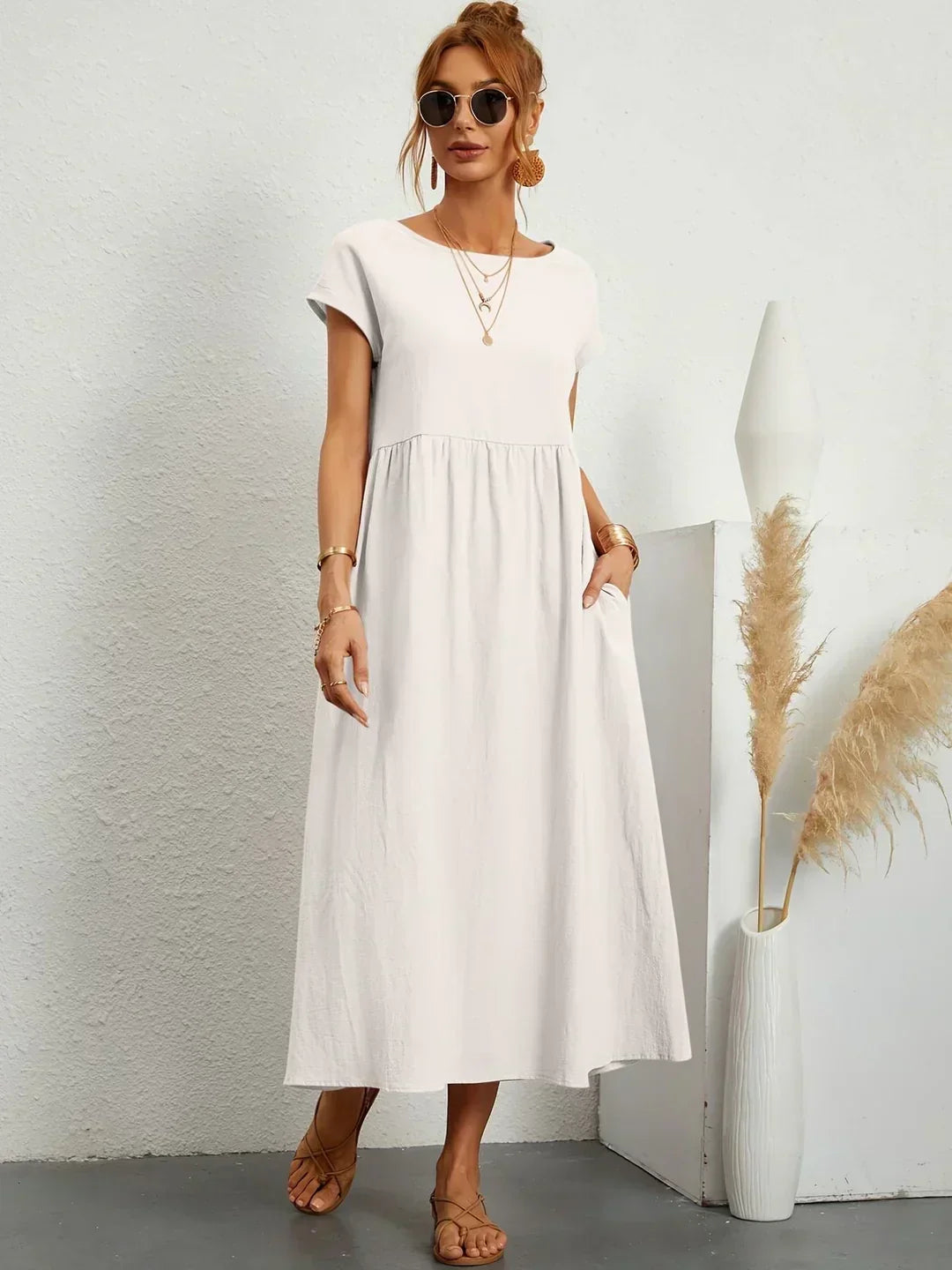 Gabrielle™ | Splývavé midi šaty s nadčasovou elegancí