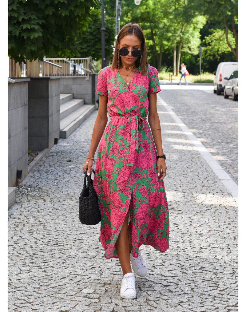 Julia - Elegantní šaty s výstřihem do V a tvarujícím střihem